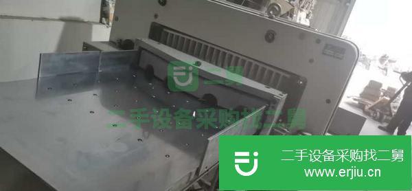 江蘇出售二手程控雙導(dǎo)軌切紙機(jī)