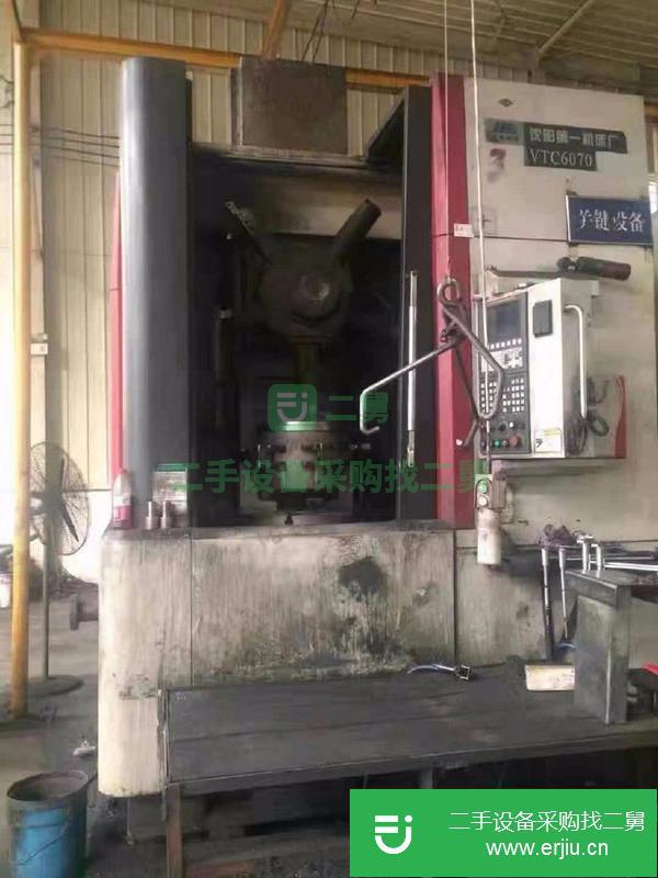 浙江出售轉讓沈陽VTC6070數控立式車床