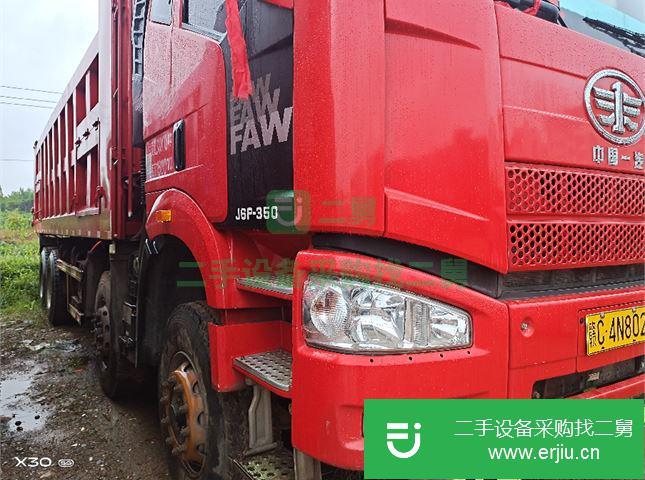 江西出售二手解放J6P自卸車