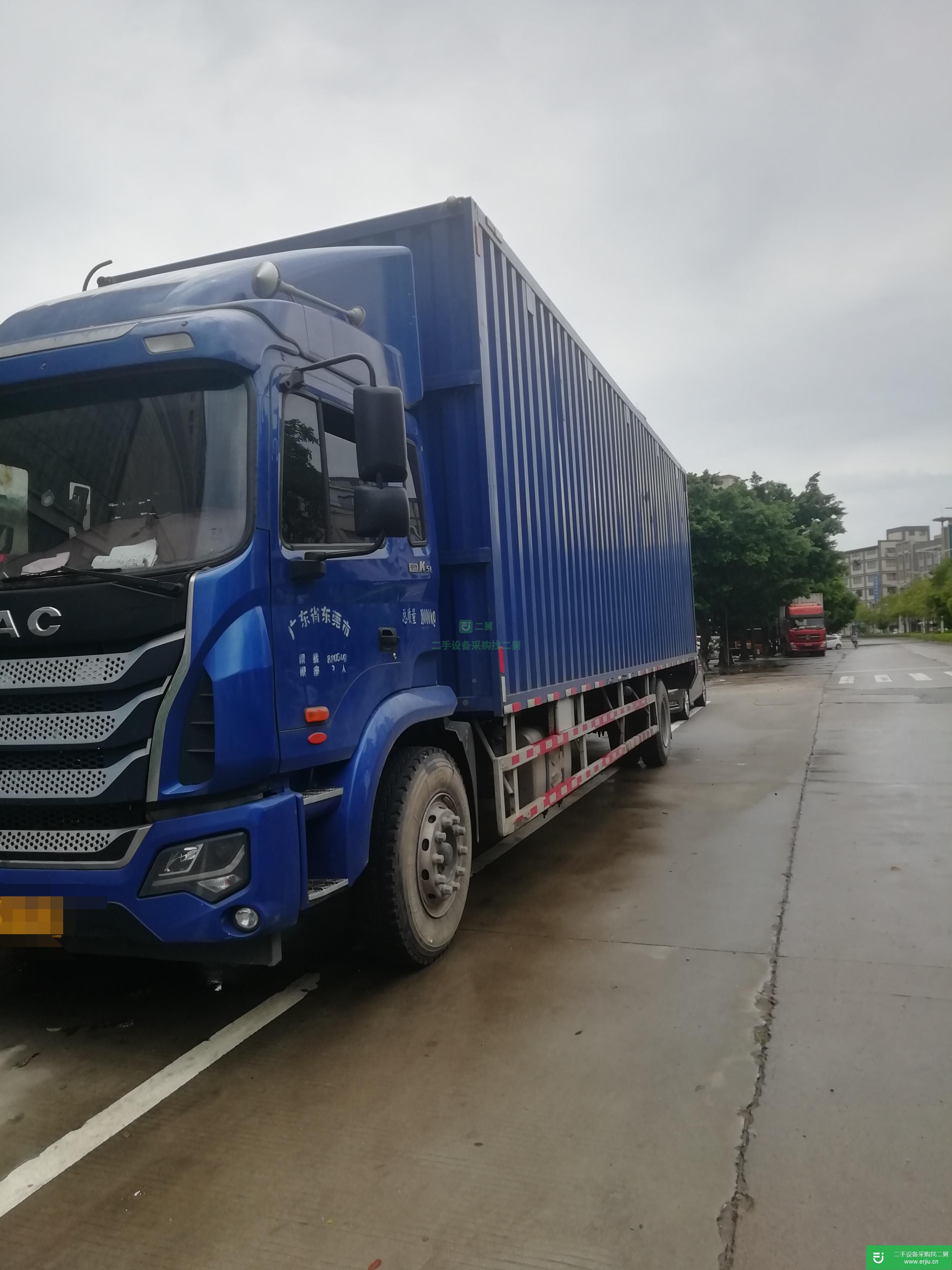廣東出售二手江淮格爾發箱式貨車