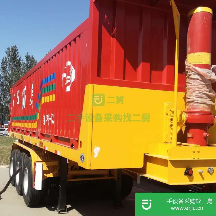 山東出售二手后翻自卸掛車