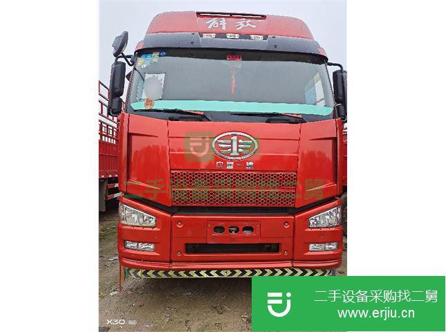 江西出售二手一汽解放J6P前四后八高欄載貨車