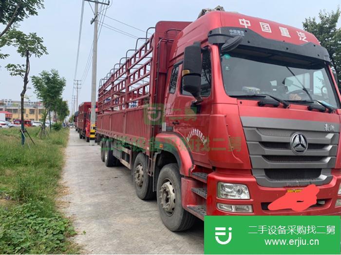 江蘇出售二手重汽豪瀚倉欄載貨車