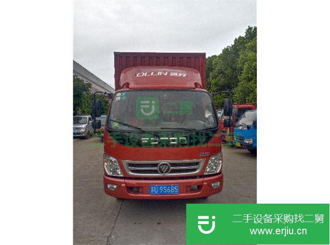 江蘇出售二手福田奧鈴箱式貨車