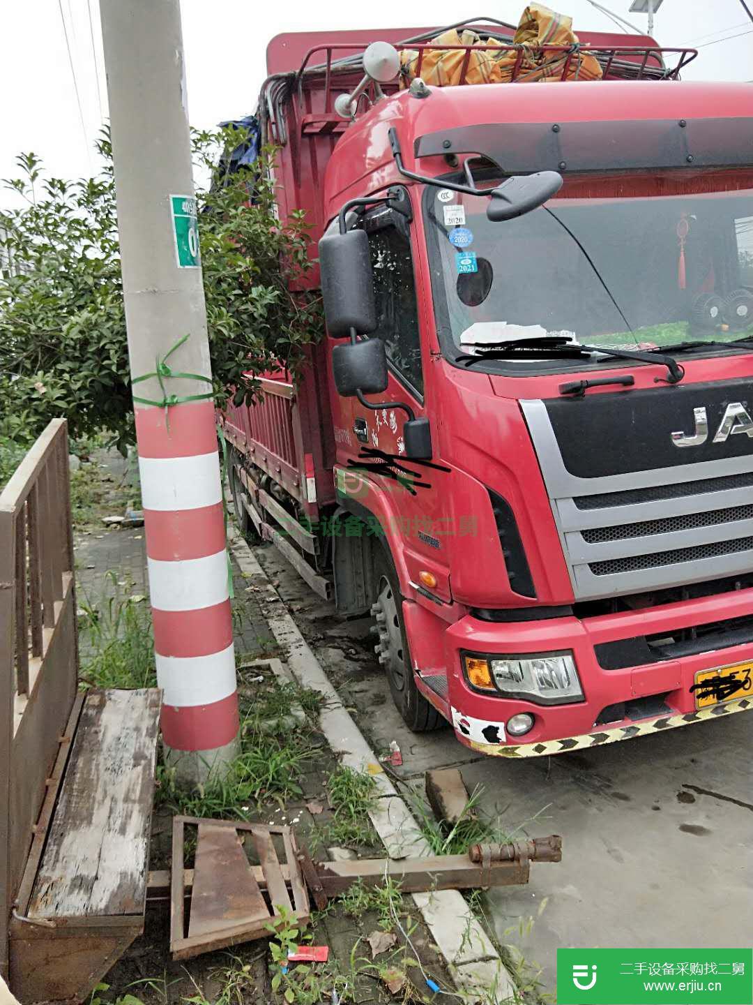 河南出售二手江淮格爾發箱式貨車