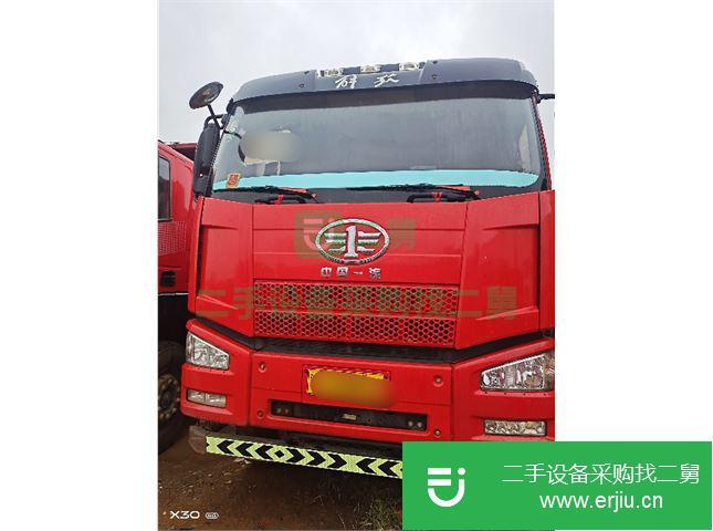 江西出售二手解放J6P自卸車