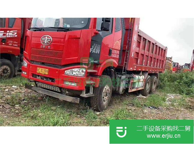 江西出售二手一汽解放J6P后八輪工程車