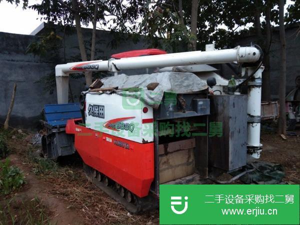 河北出售二手久保田履帶688收割機