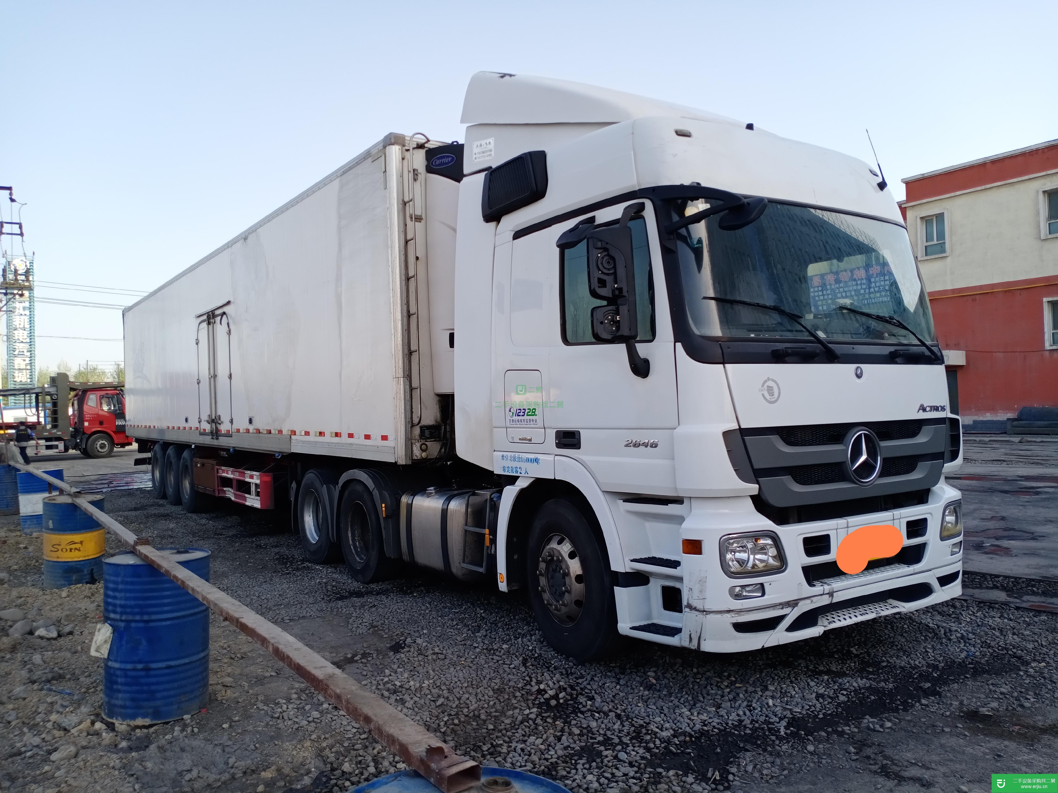 新疆出售二手奔馳冷藏車