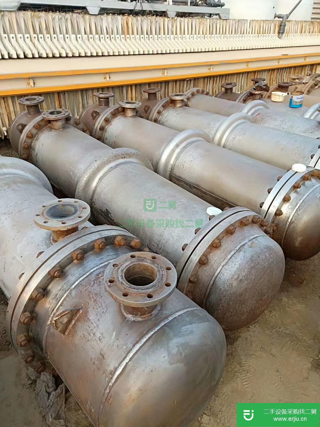 山東出售二手60平方不銹鋼冷凝器
