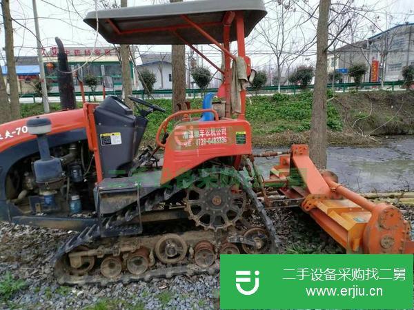 湖北出售二手履帶702旋耕機