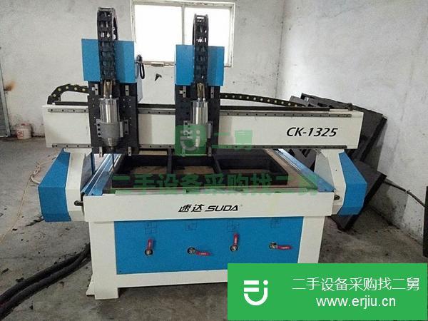 江蘇出售二手1325木工廣告石材雙軸雕刻機