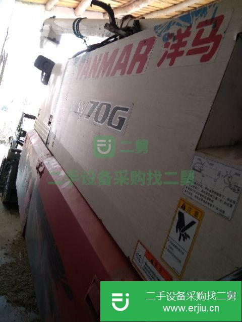 河南出售二手洋馬70稻麥聯(lián)合收割機