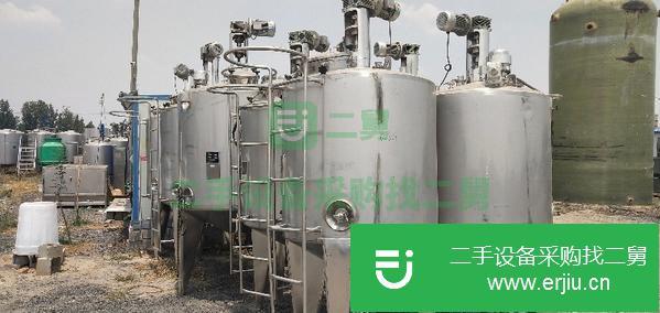 江蘇出售二手不銹鋼儲罐