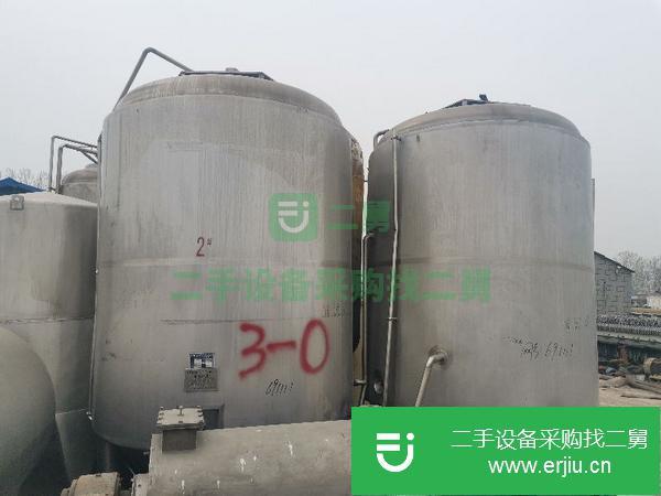 山東出售二手酵母儲罐