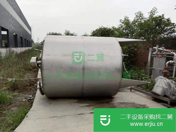 山東出售轉讓二手不銹鋼乳品發酵儲罐