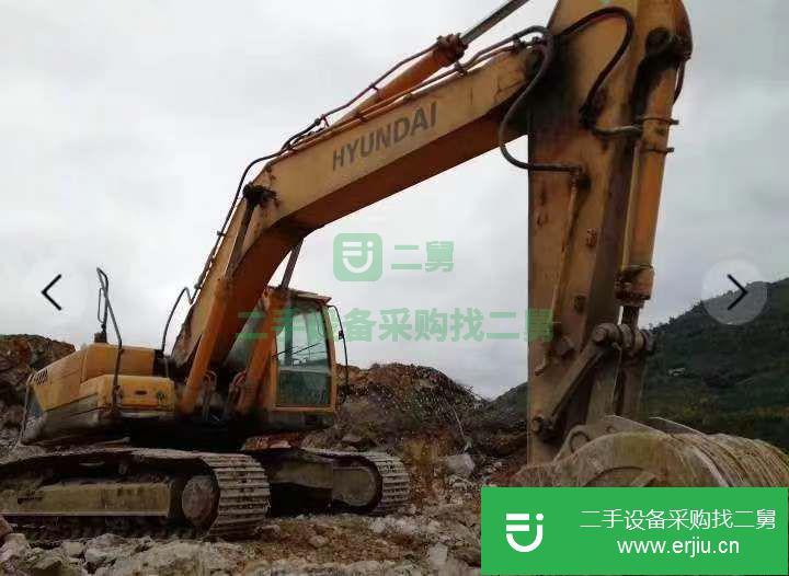 貴州出售二手現代R275LC-9T挖掘機