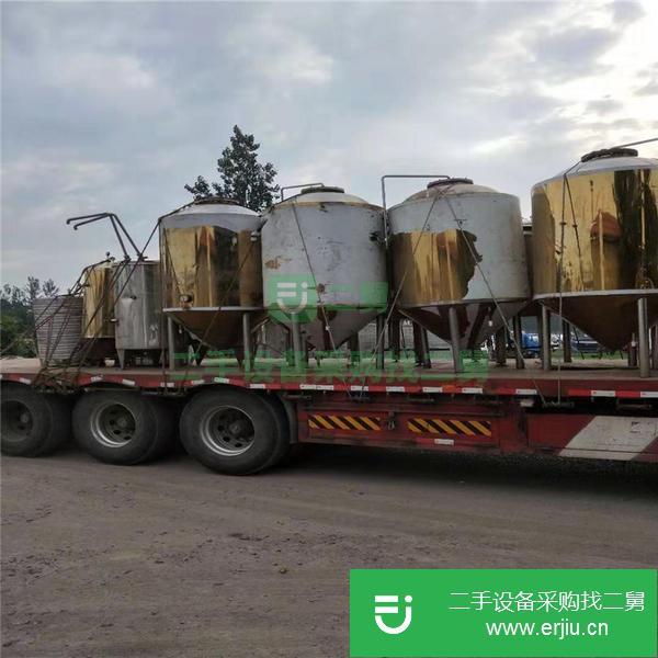 江蘇出售轉讓二手啤酒發酵儲罐