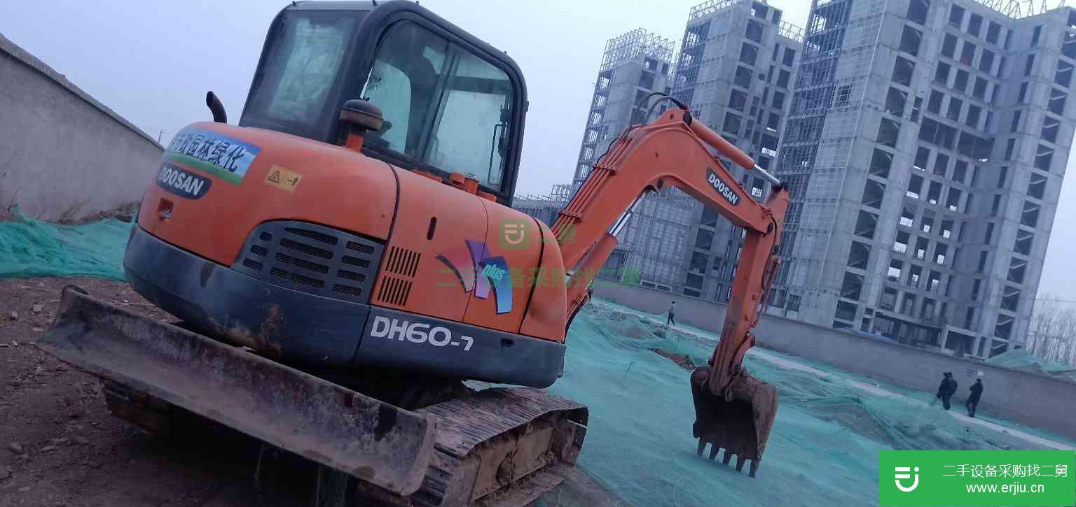 河北出售二手斗山DX60W挖掘機