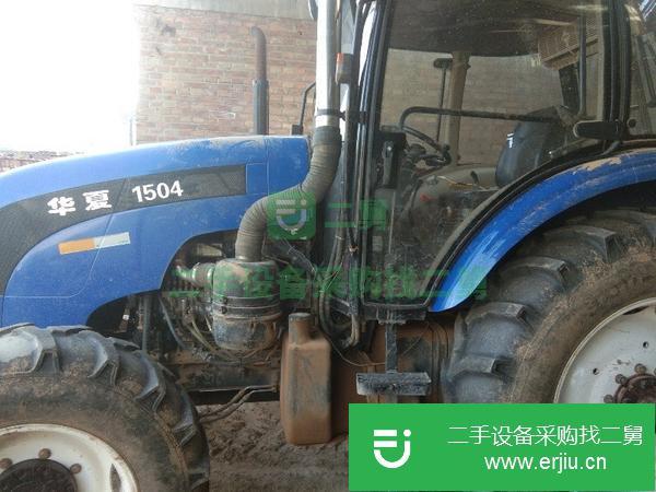 河北出售轉讓華夏1504拖拉機帶開元旋耕機
