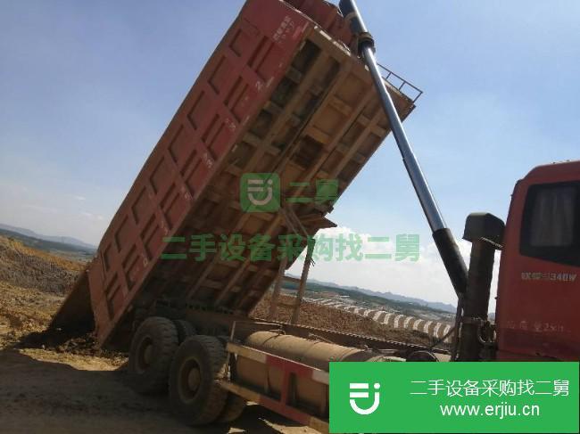云南出售二手福田歐曼后八輪自卸車