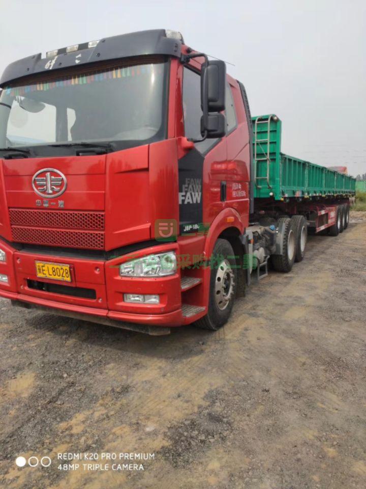 出售限高神器，一年八個(gè)月，解放勾六460雙驅(qū)牽引車