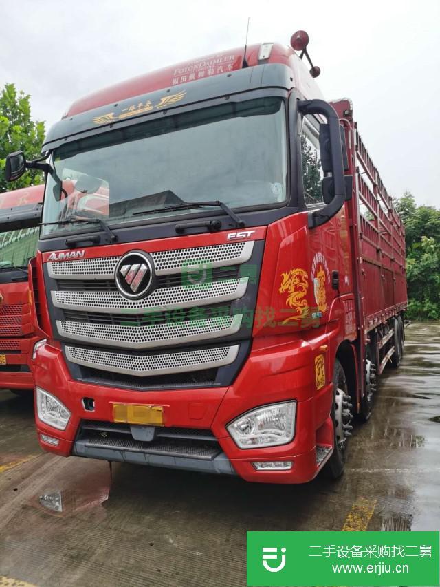 山東出售二手福田歐曼廂式貨車