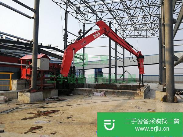 重慶出售二手固定式液壓破碎錘