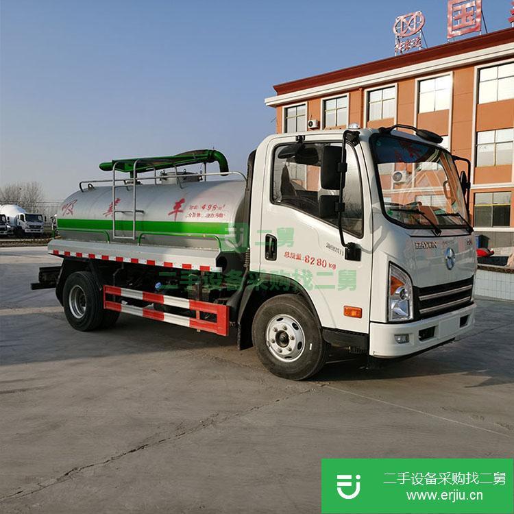 山東出售二手5立方吸糞車