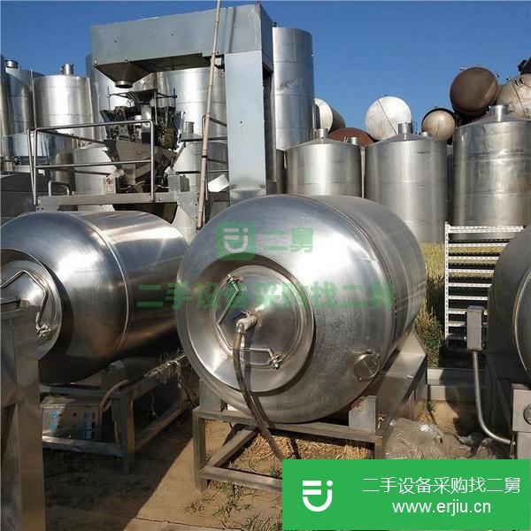 山東出售二手不銹鋼真空滾揉機