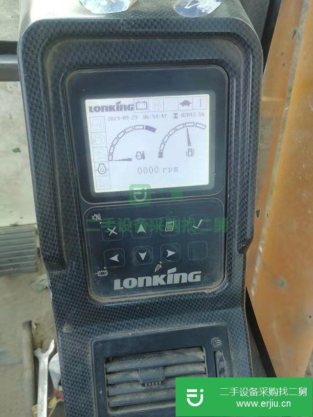 湖北出售二手龍工LG6075挖掘機