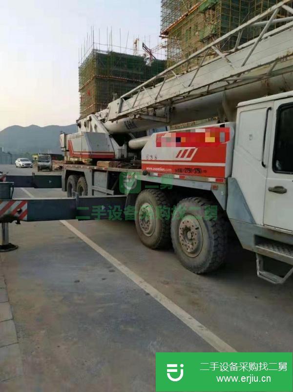 福建出售二手中聯70噸五節臂汽車吊