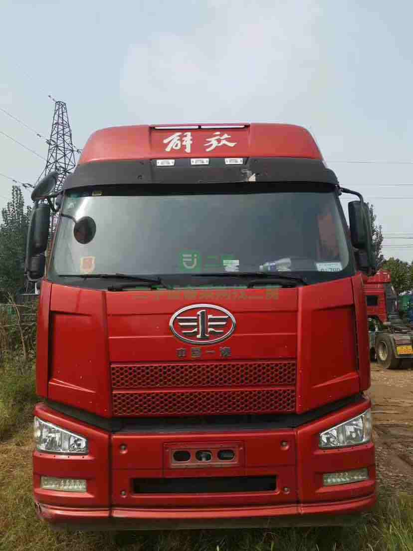 河北出售二手的精品國五解放J6P420馬力牽引車