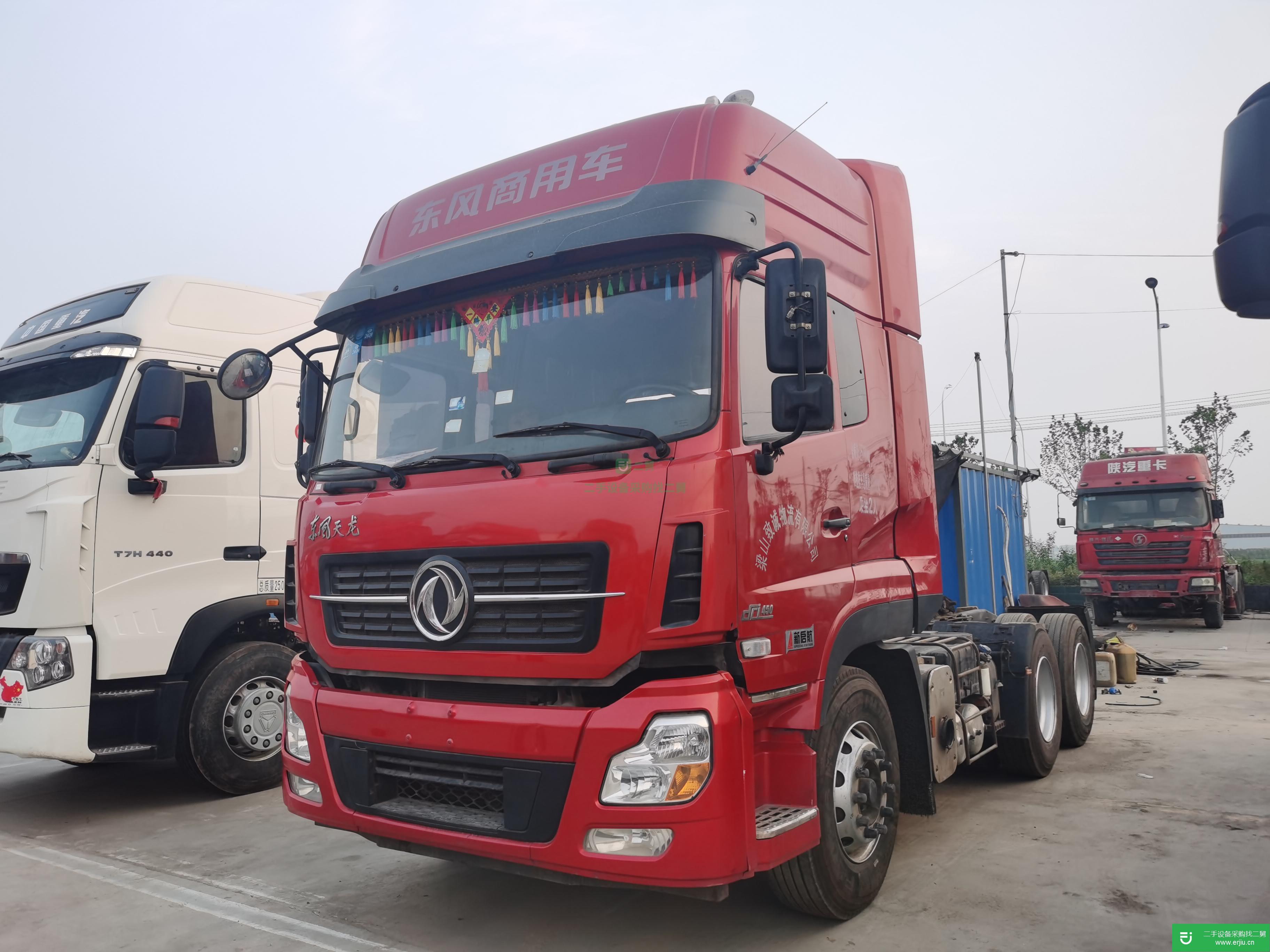 山東出售二手東風天龍牽引車