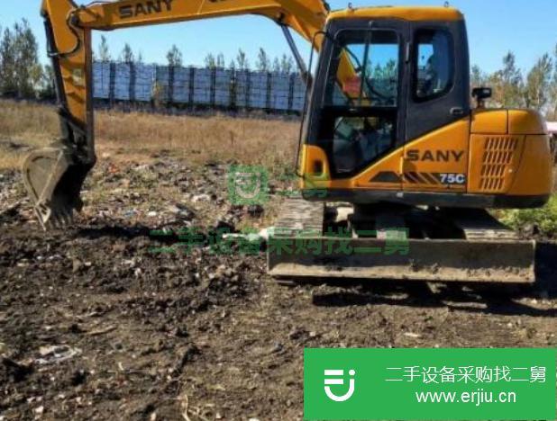 黑龍江出售二手三一重工SY75C-8挖掘機