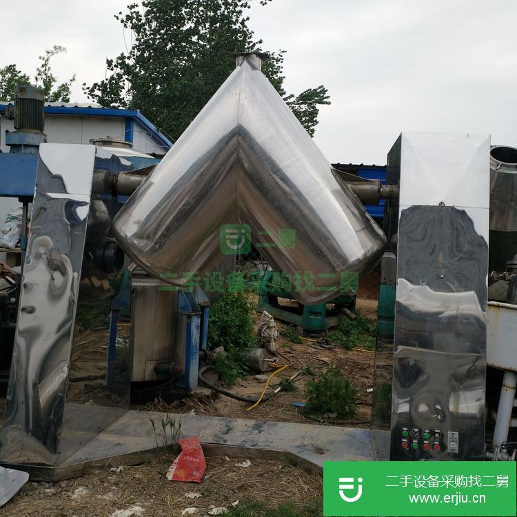 山東出售二手雙螺旋錐形混合機