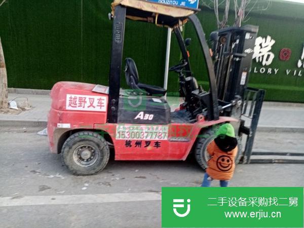 北京出售二手杭州三噸叉車