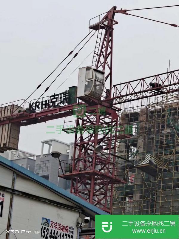 河南出售12年科瑞5008塔吊，標高也 有多余節子隨時可以拆