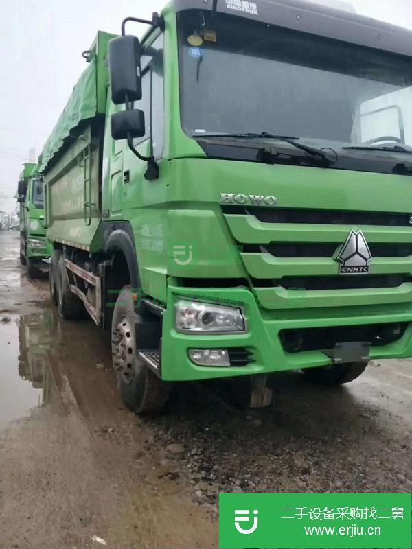 天津出售后八輪豪沃自卸車 環保型大箱