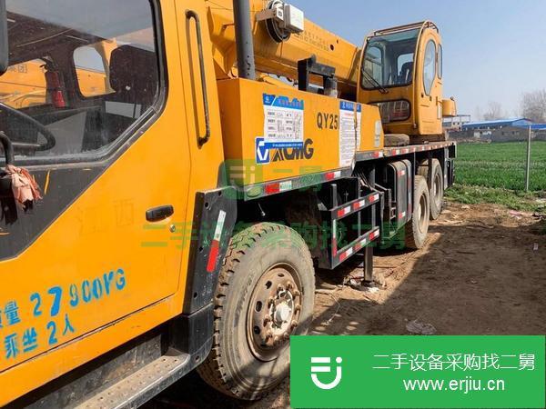 河南出售二手徐工25k汽車吊