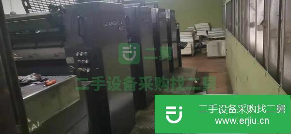 廣東出售二手平板四組印刷機