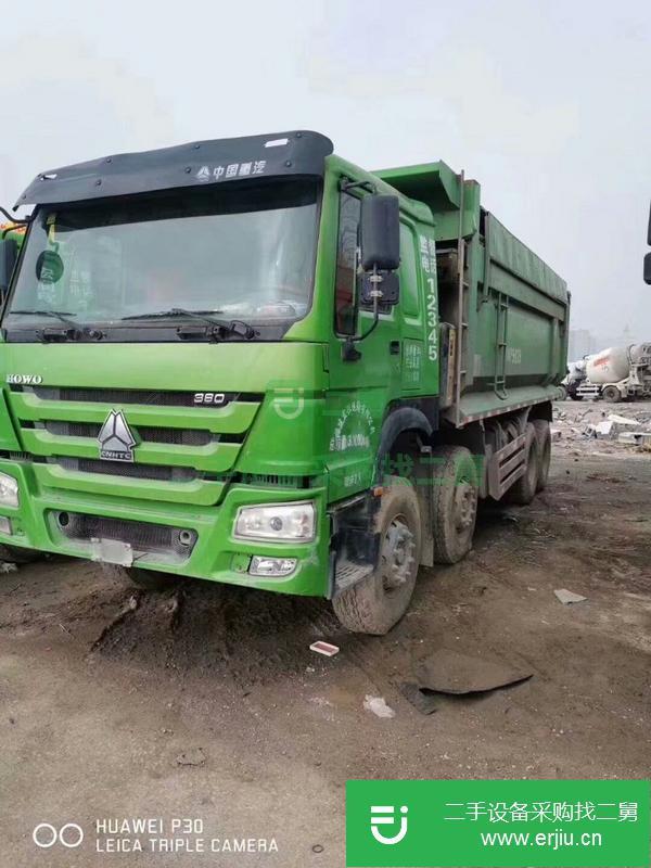 山東出售二手豪沃環保自卸車
