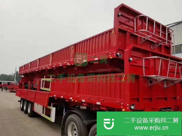 山東出售轉讓側翻半掛車  全國可分期