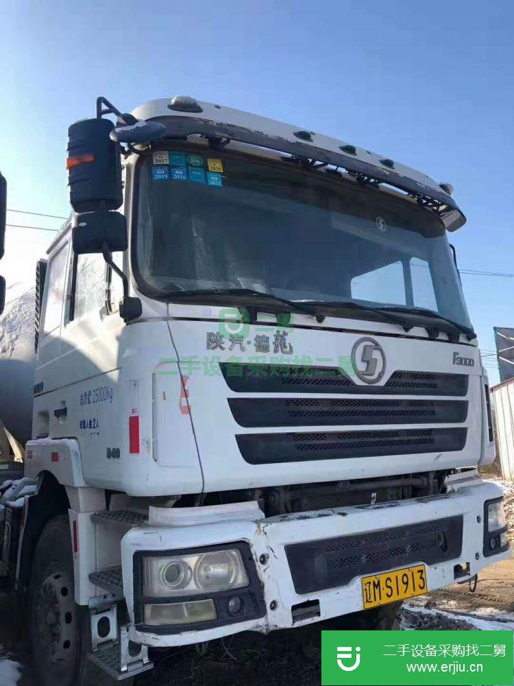 遼寧出售二手陜汽德龍F3000土攪拌車