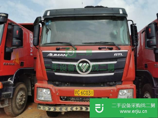 江西出售二手福田歐曼前四后八自卸車