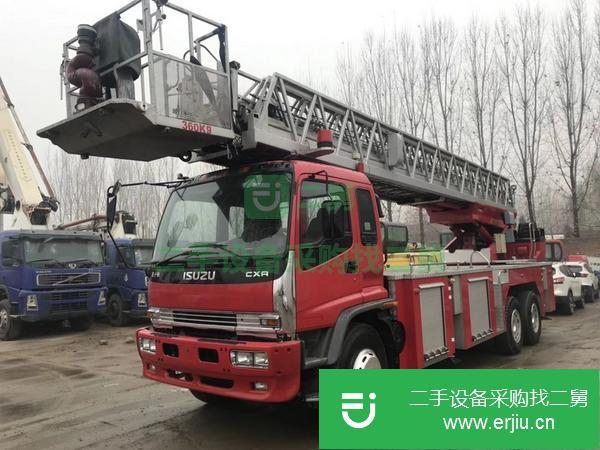 江西出售轉(zhuǎn)讓五十鈴30米消防云梯工程車