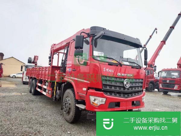 湖北出售二手東風后雙橋隨車吊