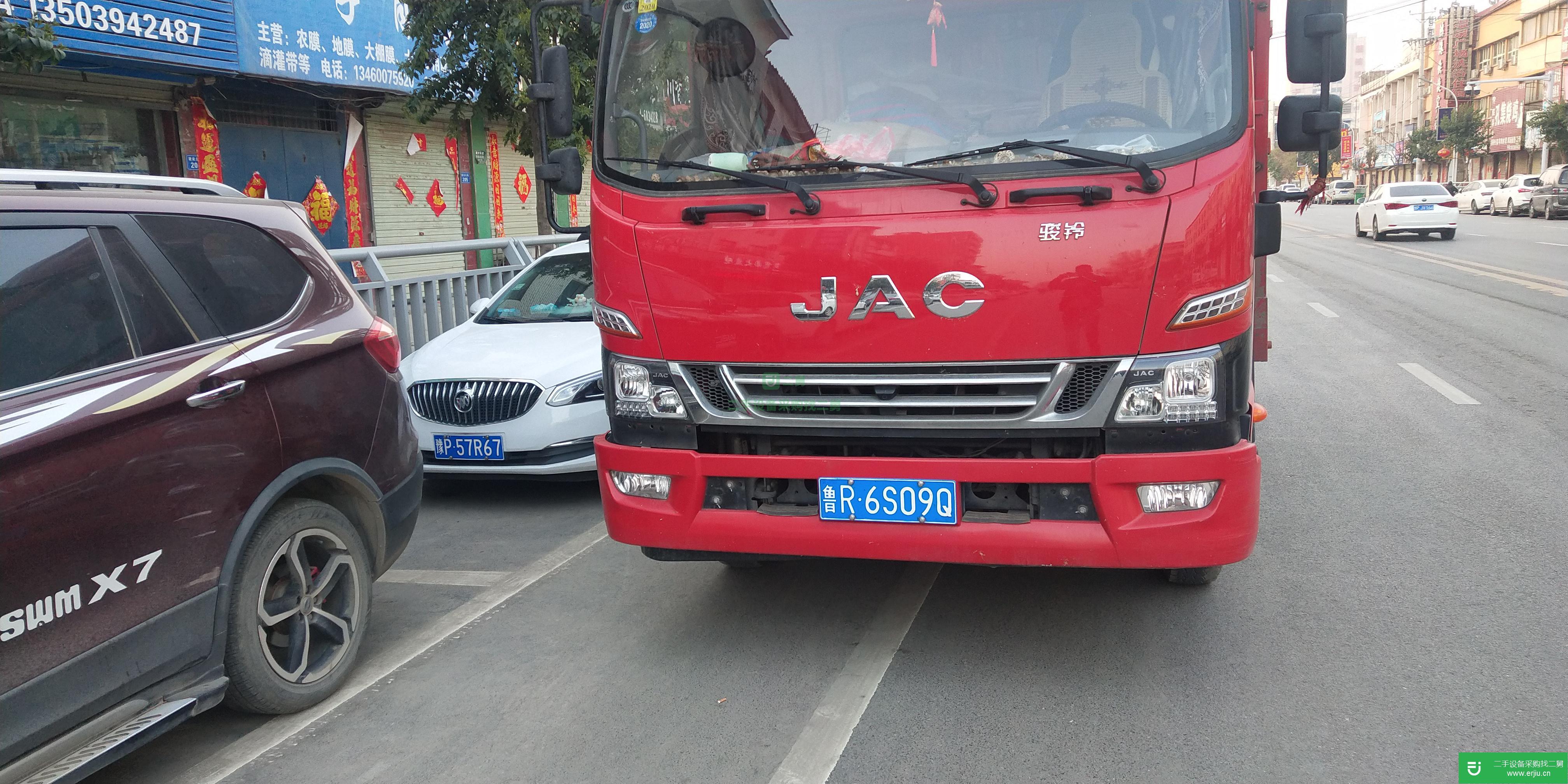 河南出售二手江淮駿鈴倉柵載貨車