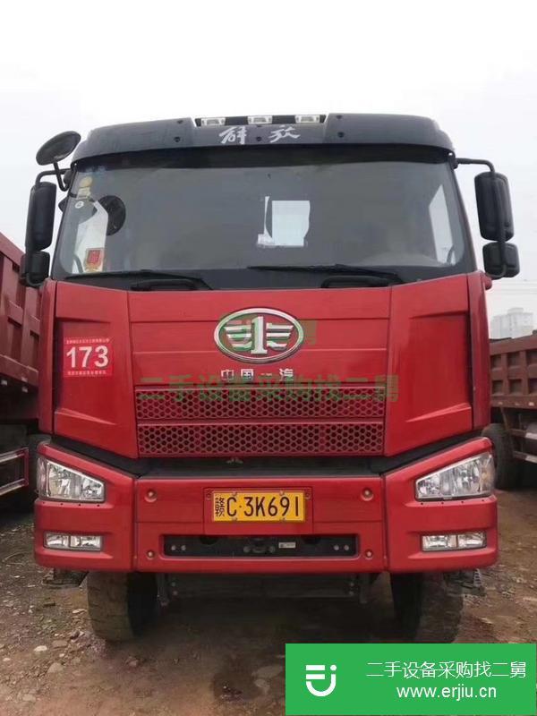 江西出售二手解放后八輪自卸車