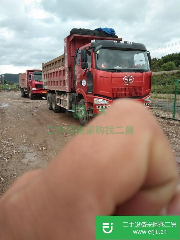黑龍江出售二手解放自卸車